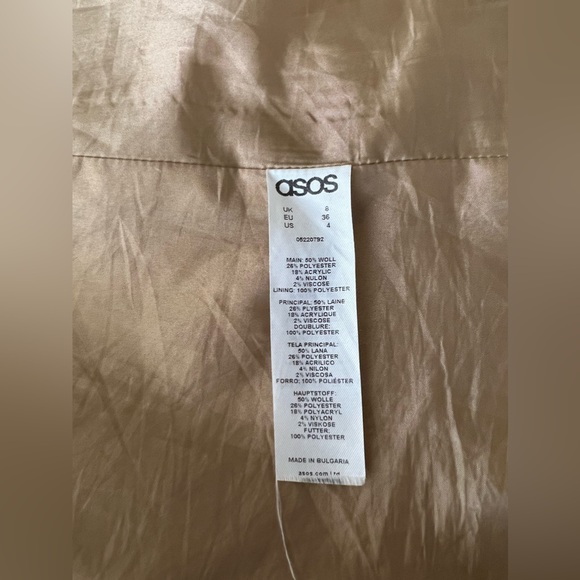 ASOS women coat size 4 - Picture 12 of 16